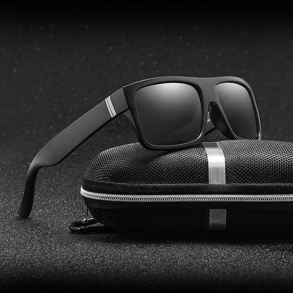 

sunglasses four-sided men polarized fish driving sports polaroid for male uv400 black eyewear accessories, White;black