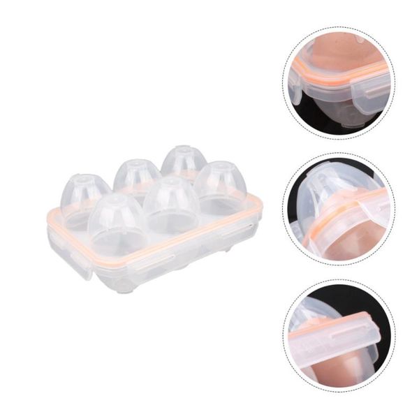 

storage bottles & jars 1pc useful durable egg container holder for camping outdoor