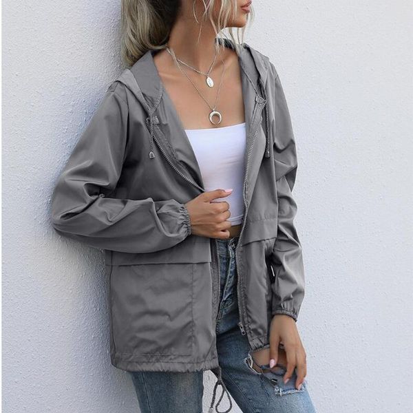 

women's jackets chaqueta bomber de dibujo fino para mujer, abrigo bÃ¡sico moda manga larga, informal con cuello soporte rompev, Black;brown