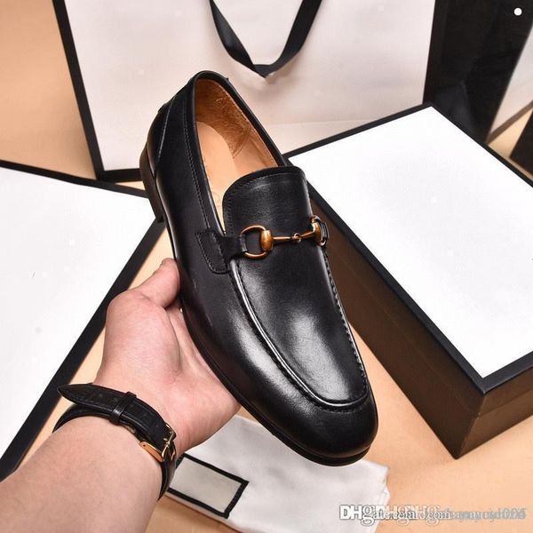 

a4 iduzie ferra mens loafers dress genuine leather soft moccasins slip-on flats gommino driving suede shoes size 6.5-11, Black