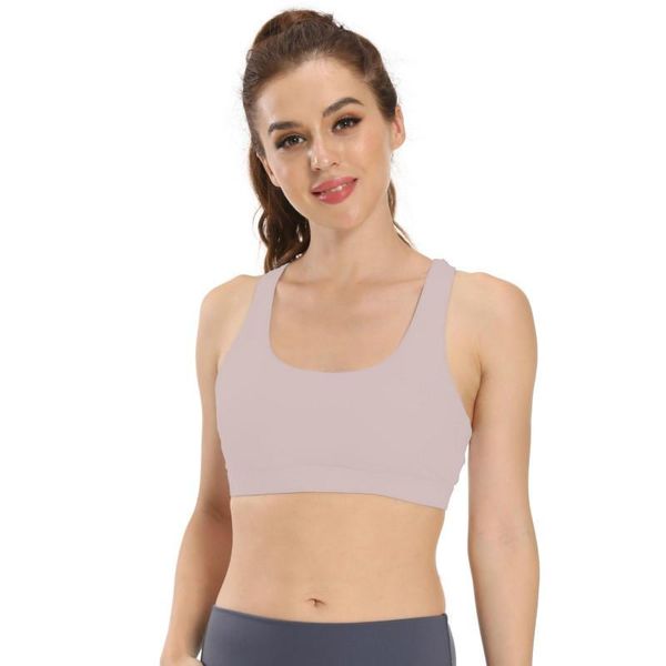 

summer 2021 beautiful back sports underwear women's cross bra yoga vest double shoulder strap running outdoor crop outfit