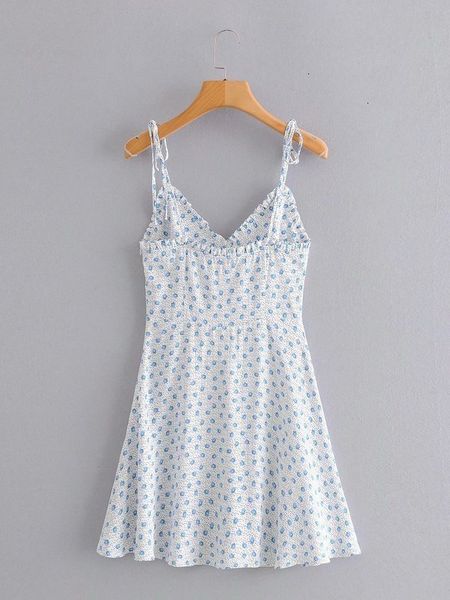 

summer wind casual dresses suspender print mini dress 09006075044, Black;gray