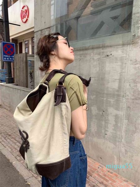 

tote bag leisure shoulder large capacity medieval vintage canvas bag fashion