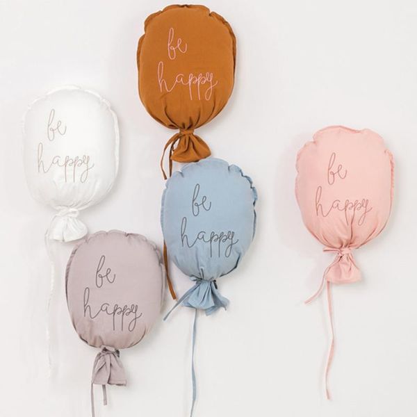 

decorative objects & figurines balloon wall hanging ornaments cotton cartoon kids pillow nordic style room decorations baby bedroom decor ho