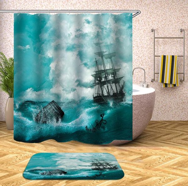 

shower curtains beautiful butterfly scenery waterproof 3d bathroom with hooks home decoration washable bath screen