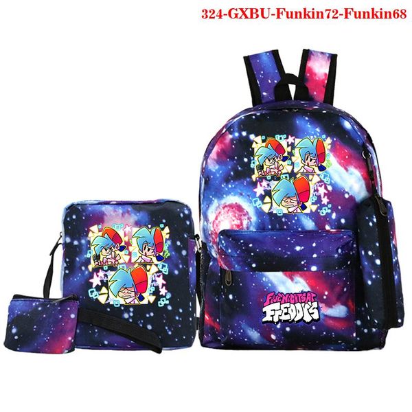 

backpack friday night funkin kawaii travel schoolbag outdoor for boys girls teenage game bookbag orthopedic mochila
