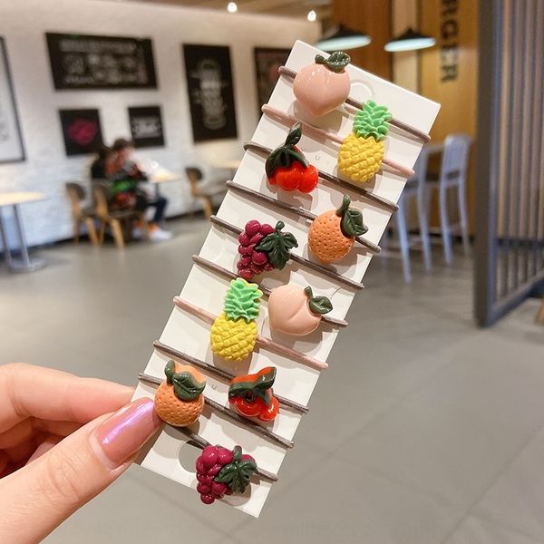 

9als korean children's princess cute accessories korean children's princess rope hair rope cute hair accessories, Slivery;white