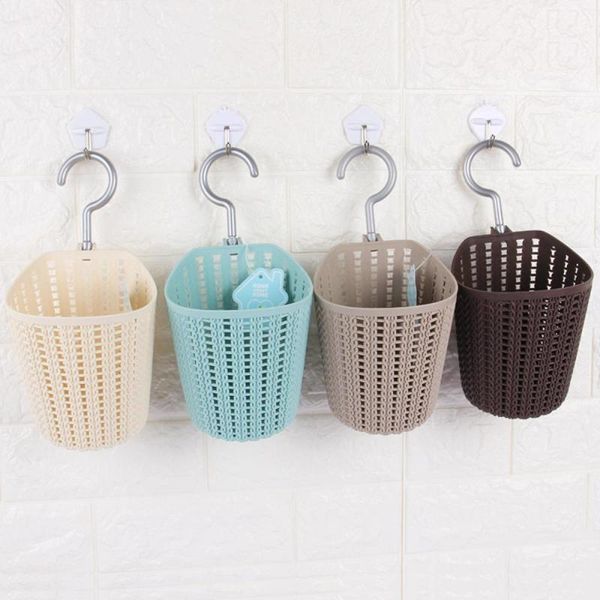 

storage baskets hollow design basket for clothes laundry book household accessory with hook cosmetic organize supply