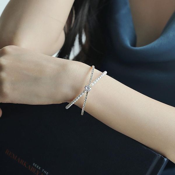 

bangle l-142 korean fashion design geometric cross open bracelet net celebrity temperament personality hand, Black