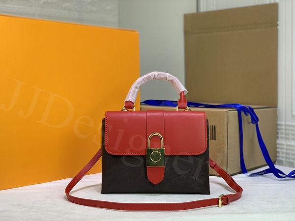 

original style genuine leather locky bb bags presbyopia totes lock postman bag portable female handbag shoulder handbags