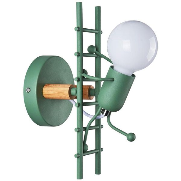 

wall lamp retro led mirror ligh wind iron art creative children's bedroom industrial decor e27 light