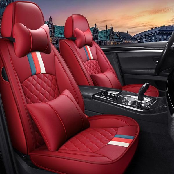 

car seat covers leather universal for chery all models qq a1/ 3/5 cowin fulwin riich e5 e3 v5 tiggo x1 qq3 6 auto styling