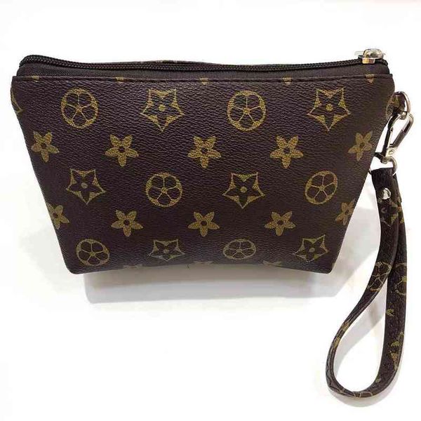 

cosmetic bags makeup cases tiktok classic kwai print multi function ladies' bag advertising gift