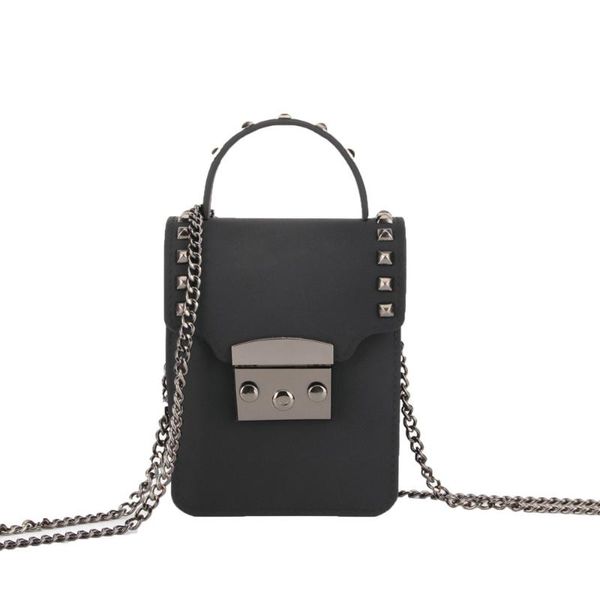 

mini shoulder bag woman chain rivet design candy color small handbag bags and purses 2021 women's luxury crossbody