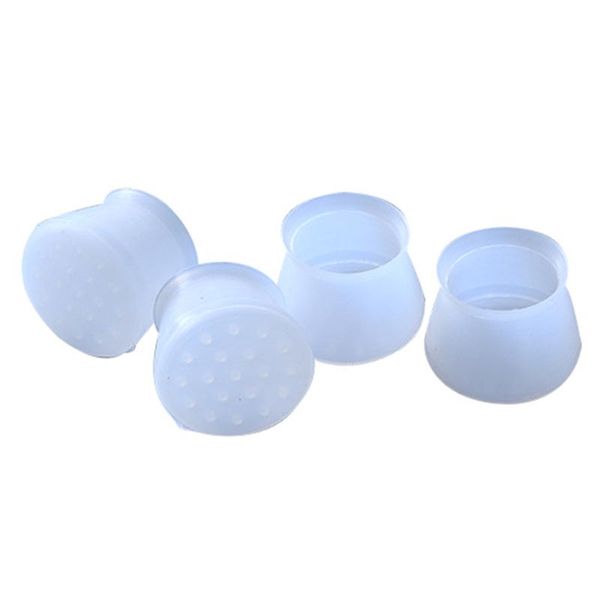 

chair covers 4pcs/set round silicone table feet cover mute anti-skid furnitures protective home decoration