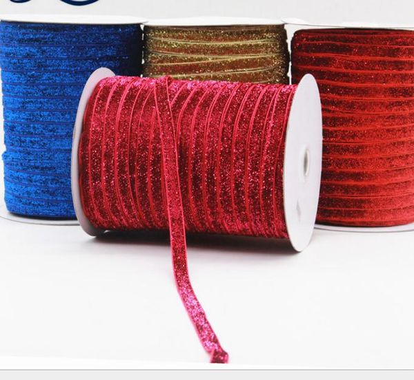 

2021 5/8" 15mm glitter elastic solid glitter foe elastic diy headbands hair ties hairband 20yards/lot, Slivery;white