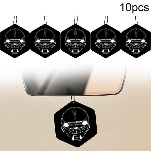 

car air freshener 10pcs fragrance hanging ornament pendant fresh vehicle paper
