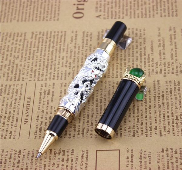 

luxury original jinhao pen with case elegant signing rollerball for business boss gift ballpoint pens, Blue;orange