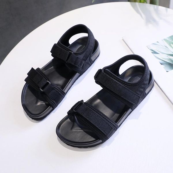 

summer women shoes platform women's sandals fashion flat comfort woman beach, Black