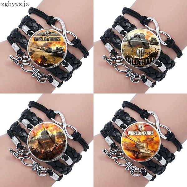 

charm bracelets for girls statement maxi necklace jewelry glass cabochon multilayer black leather bracelet bangle world of tanks, Golden;silver