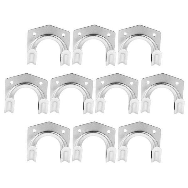 

hooks & rails 10pcs sturdy iron water pipe hook double watering hose small gadget