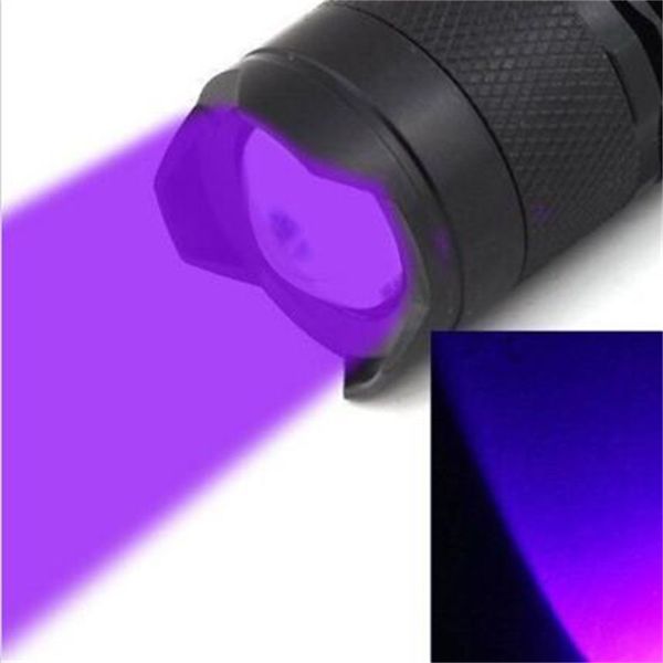 365nm 395nm Mini torcia UV portatile SK68 Pet Zoom LED Urina Torcia viola Blacklight Rilevatore di macchie ultra viola Lampada Iviot 495 X2