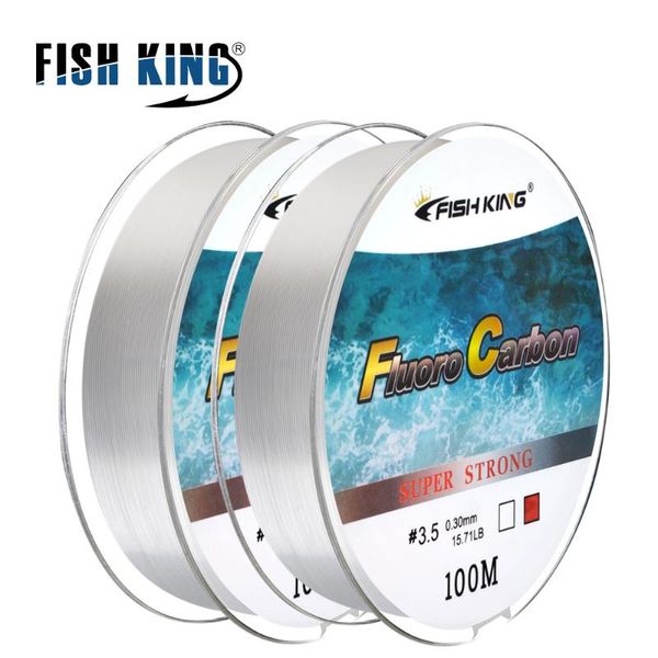 

100% fluorocarbon fishing line carbon fiber leader pesca super strong multifilament braid