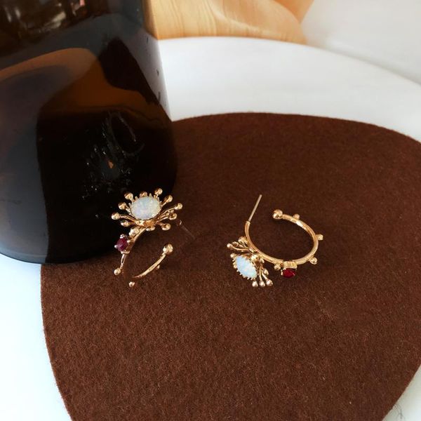 

stud bilandi fashion jewelry earrings gold plating selling crystal flower for girl lady gifts, Golden;silver