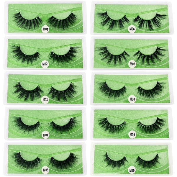 

wholesale faux cils natural false eyelashes fake lashes long makeup 3d mink lash extension eyelash for beauty