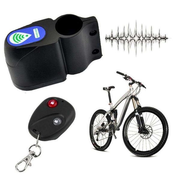 

bike locks alarm lock bicycle anti-theft security sound alert with remote control devices outdoor cycling equipment