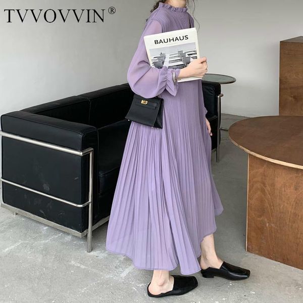 

casual dresses tvvovvin dress long sleeve plus size loose pleated black red women clothes 2021 n034, Black;gray