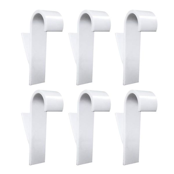 

hooks & rails 6pcs hanger heated towel radiator rail bath hook holder clothes bathroom accessories