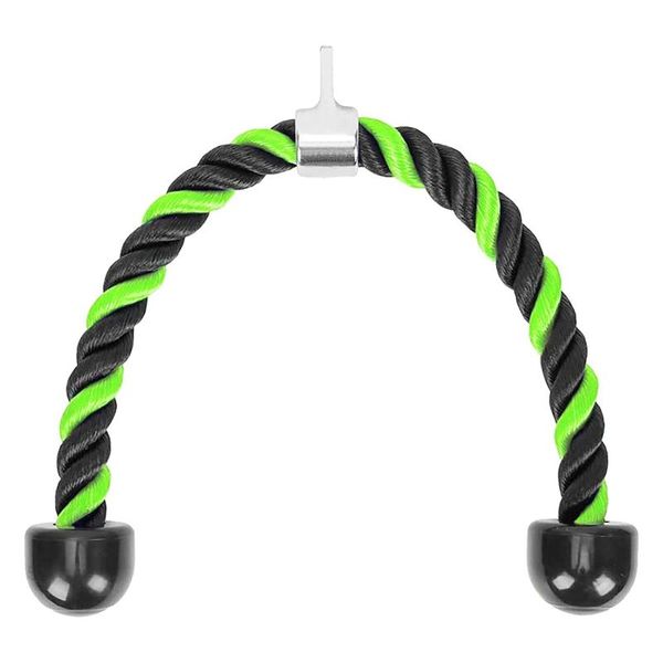 Acessórios Tricep corda 36 polegadas fitness apego a máquina de cabo puxando para baixo resistente revestido para ginásio em casa