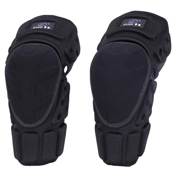 

1pair riding exercise protection running field legging stockings support sports knee brace pulley motorcycle elbow pads &, Black;gray