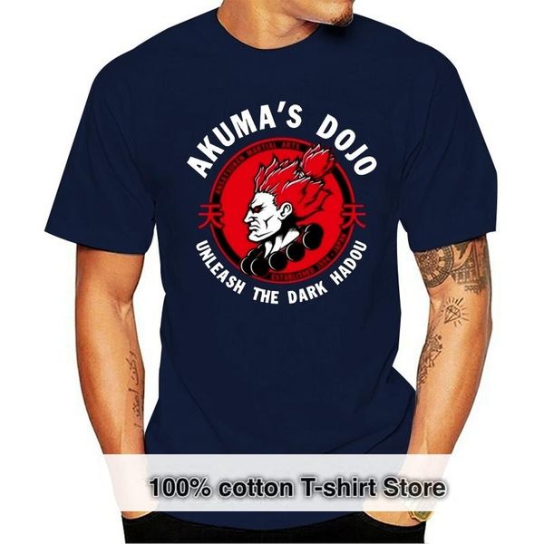 

men's t-shirts street fighters akumas dojo unleash the dark hadou gym ph69 black t-shirt tee shirt, White;black