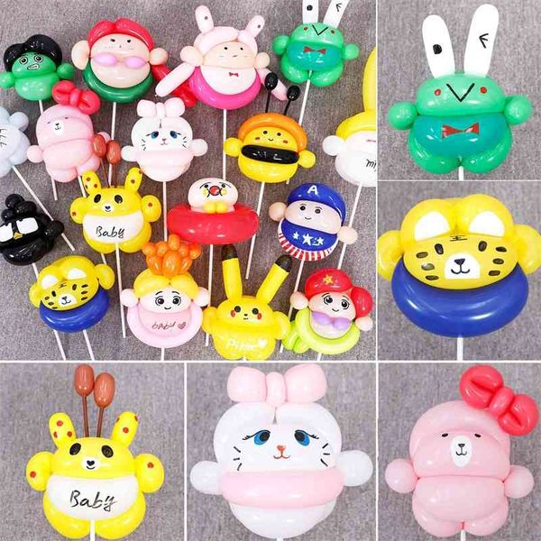 

xinxiyuan 360 long magic multicolor thickened thick animal woven toy balloon