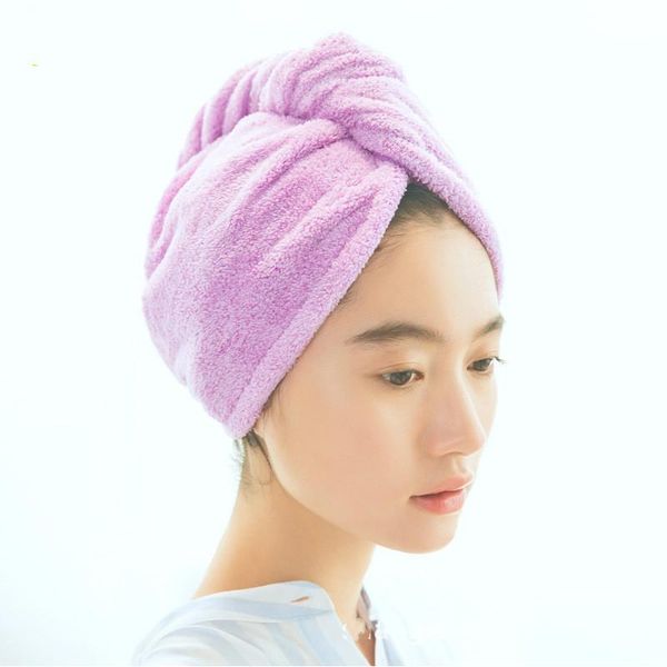 

towel hair drying cap children's microfiber absorbent quickly thicken shower dry