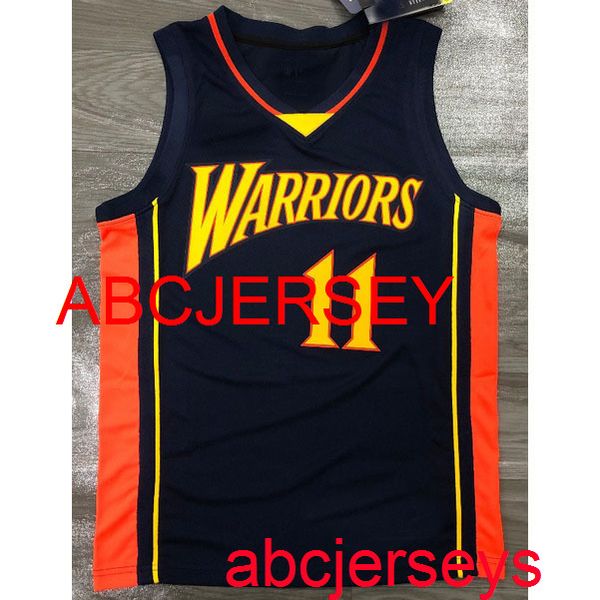 

men's 11# thompson 2021 dark blue basketball jersey s- vest, Black