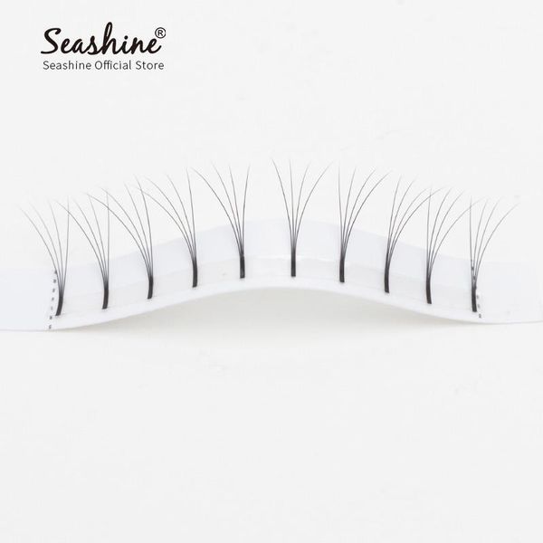 

seashine premade volume fans eyelashes extension 12rows/tray lashes individual mink 1