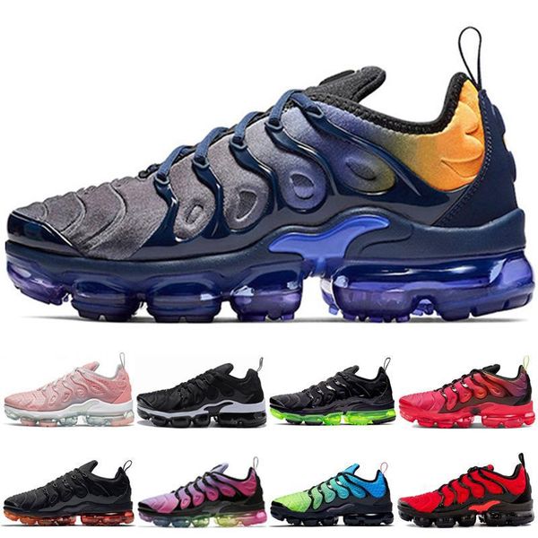 

fashion tn plus men women running shoes orange bred bumblebee cool grey game royal grape hyper ice sneakers chaussures running21 hop999