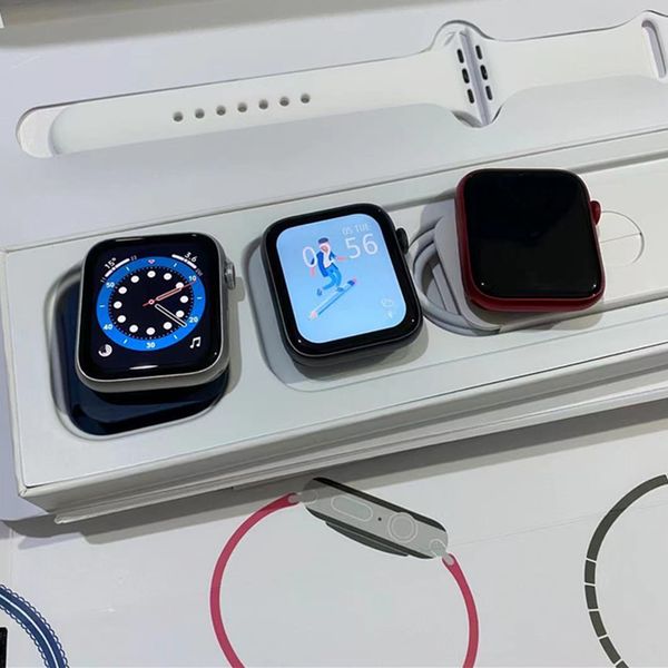 

44mm for app watch series 6 smart watch sport watch with wireless charging with original packaging boxs