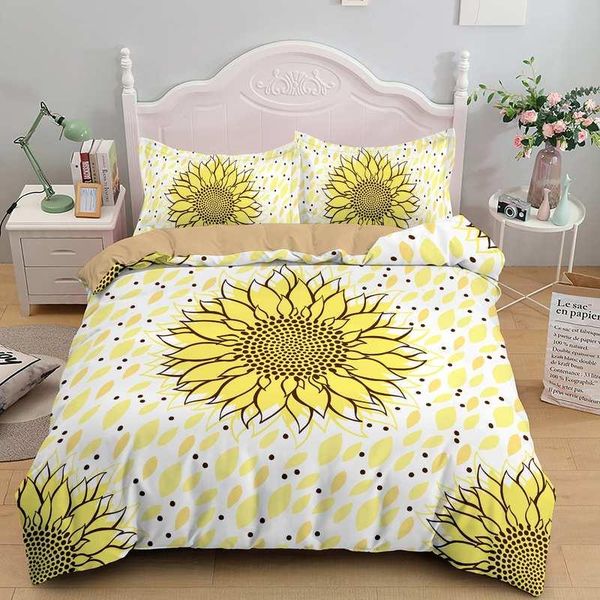 

bedding sets sun flower bedclothes bed linens sunflower duvet cover set