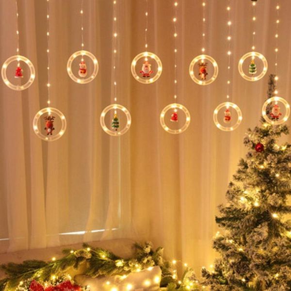 

christmas decorations decoration light pine needles accessories ring lights usb string dolls pendant