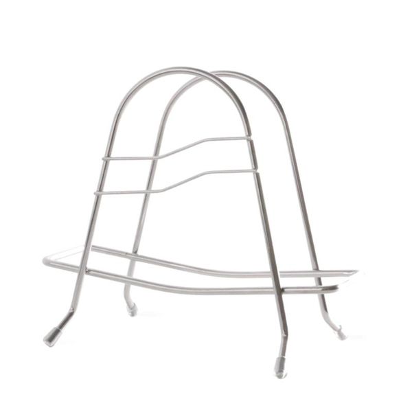 

kitchen storage & organization holder household stable shelf stand chopping board rack drain durable tools stainless steel drying countertop