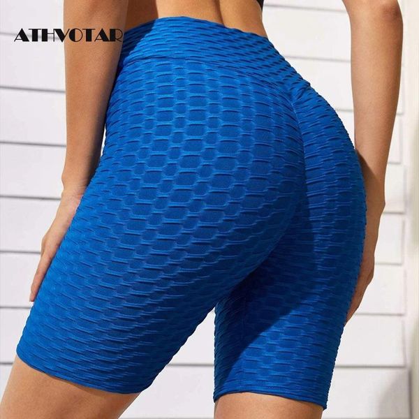 

women's shorts athvotar summer for women workout solid gymwear breathable stretch bubble bushort jacquard leggings female short, White;black