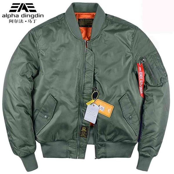 

ma1 pilot jacket men's winter thickened cotton alpha martin fashion, Black