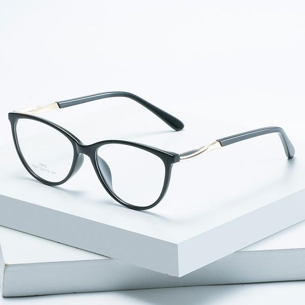 

sunglasses ochki blue light blocking glasses frame for women fashion eyewear uv400 anti-radiation anti-reflective prescription spectacle, White;black