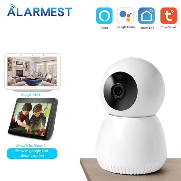 

tuya smart 2mp wifi ip camera 1080p home security google/alexa powered by cameras