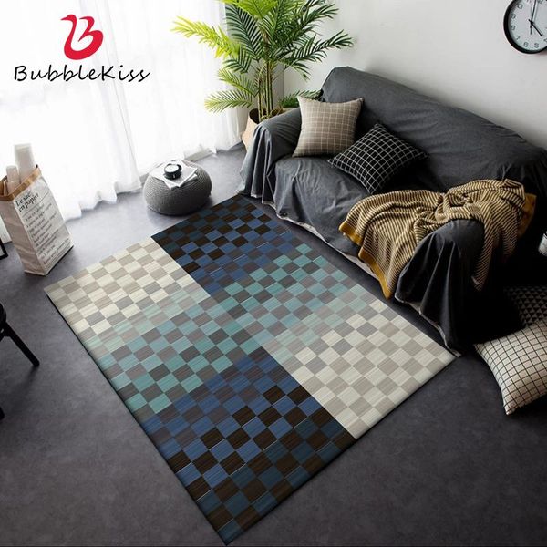 

carpets bubble kiss for living room nordic style blue gradient geometry rugs home bedroom customized large decoration floor mat