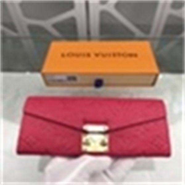 

phone brand pouches designer cases luxury card 62459 real clutches leather key compact holders long wallets purse chain evening wallet 8tur, Red;black